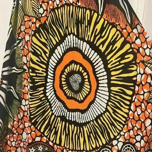 Vintage Y2K Backless Top size Large abstract Design Body Central like new - Picture 5 of 8